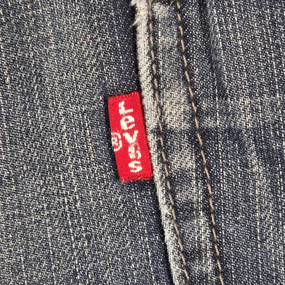 Levis 569 Jeans Mens 34x32 Loose Fit Baggy Indigo Wash Distressed Denim‎ - Picture 11 of 13